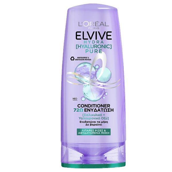 ELVIVE conditioner hydra hyaluronic pure 300ml – Conditioner Μαλλιών