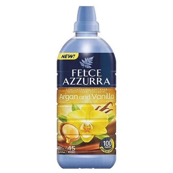 FELCE AZZURRA συμπυκνωμένο μαλακτικό αργανέλαιο και βανίλια 900ml – Μαλακτικά Ρούχων