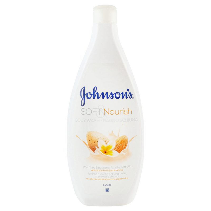 JOHNSON'S αφρόλουτρο soft και nourish αμύγδαλο 750ml – Αφρόλουτρα