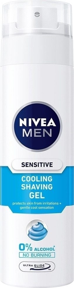 NIVEA κρέμα ξυρίσματος gel sensitive cool 200ml – Αφροί και Gel Ξυρίσματος