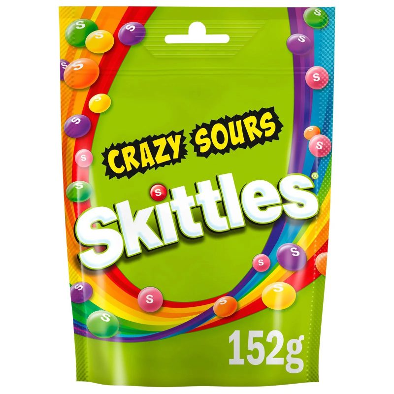 SKITTLES καραμέλες crazy sours 136gr – Καραμέλες, Γλειφιτζούρια και Τσίχλες