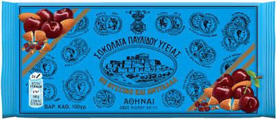 ΠΑΥΛΙΔΗΣ σοκολάτα υγείας με αμύγδαλα και βύσσινο 100gr – Παυλίδης – Σοκολάτες
