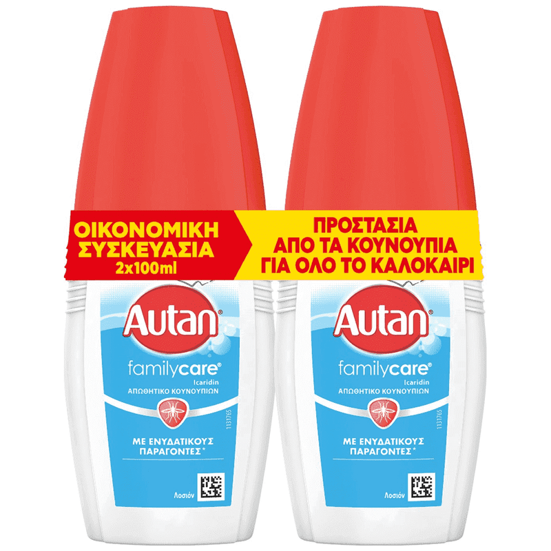 AUTAN family care απωθητική λοσιόν 2x100ml – Αντικουνουπικά - Εντομοαπωθητικά