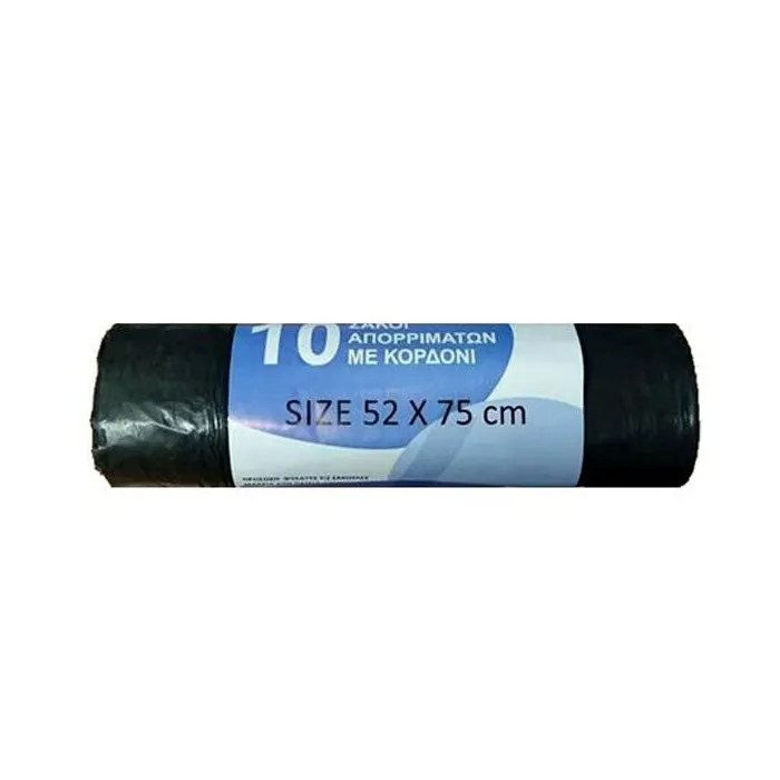 ET PLAST σακούλες black power αρωματικές με κορδόνι 52x75cm 10τεμ – Σακούλες Απορριμμάτων