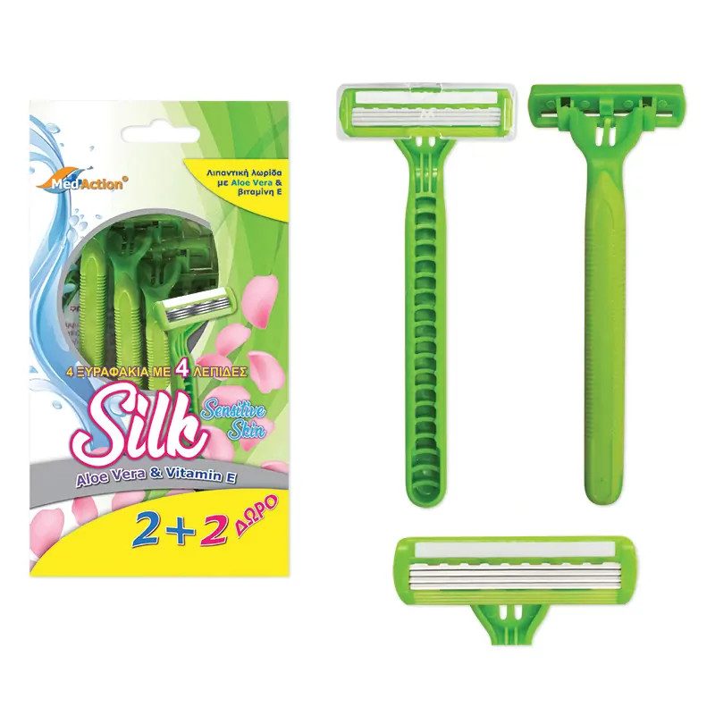 ΓΙΦΑ Med Action ξυραφάκια silk 4τεμ – Γίφα