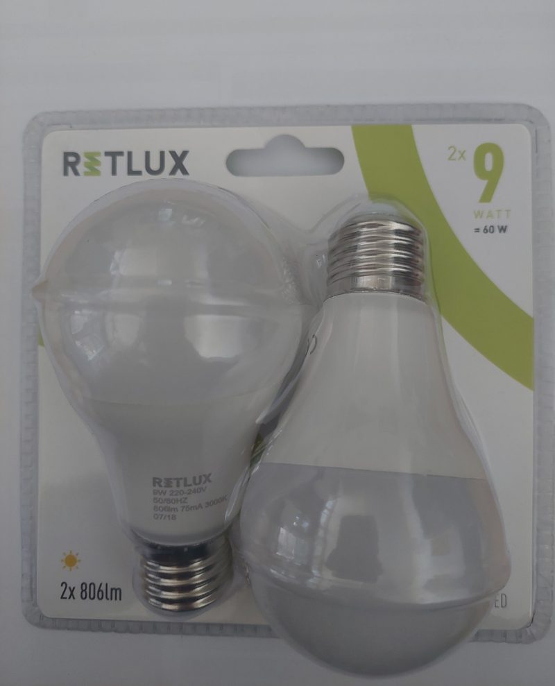 Λάμπα led E27 9W retlux 2τεμ – MrPanda – Λάμπες LED