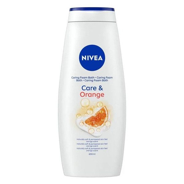 NIVEA αφρόλουτρο care και orange 650ml – Αφρόλουτρα
