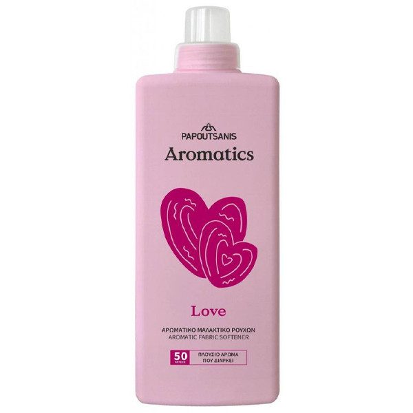 ΠΑΠΟΥΤΣΑΝΗΣ Aromatics μαλακτικό ρούχων love 24μεζ 1lt – Παπουτσάνης – Μαλακτικά Ρούχων