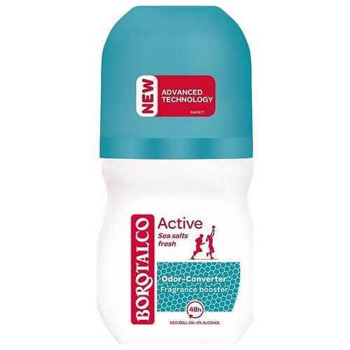 BOROTALCO αποσμητικό σώματος roll-on Active Sea Salt 50ml – Αποσμητικά