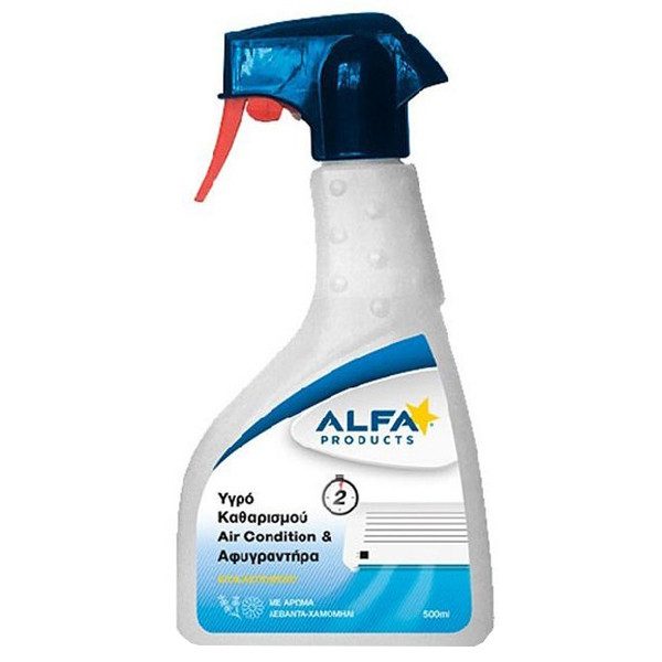 ALFA υγρό καθαρισμού για air condition και αφυγραντήρα με αντλία 500ml – Alfa Products – Καθαριστικά Κλιματιστικών