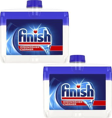 FINISH καθαριστικό πλυντηρίου πιάτων κλασικό 2x250ml – Συντήρηση Πλυντηρίου Πιάτων