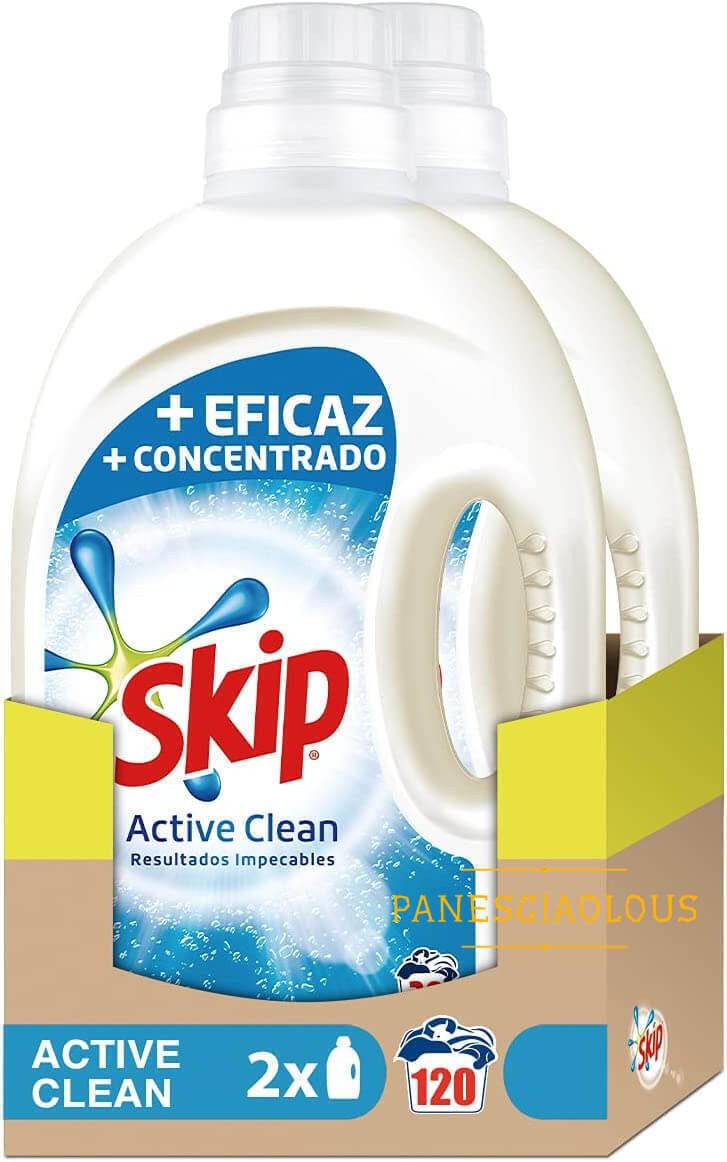 SKIP υγρό πλυντηρίου ρούχων active clean 2x60μεζ 2x2,7lt – Απορρυπαντικά Ρούχων