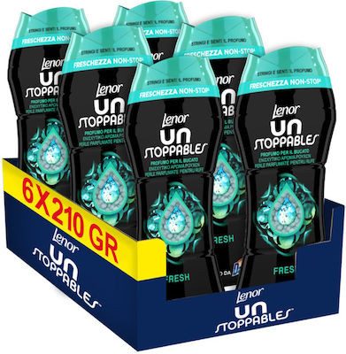 LENOR unstoppables ενισχυτικό άρωμα ρούχων fresh 6x210gr – Ενισχυτικά Πλύσης