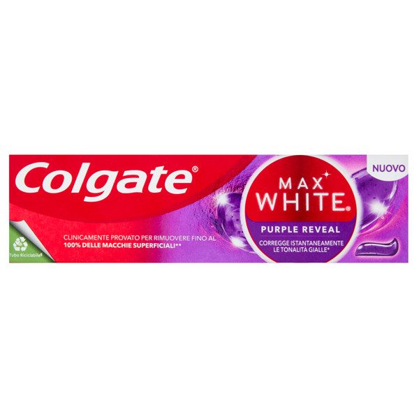COLGATE οδοντόκρεμα Max White Purple Reveal 75ml – Οδοντόκρεμες