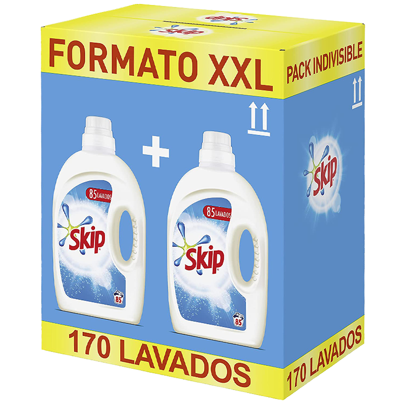 SKIP υγρό πλυντηρίου ρούχων active clean 2x85μεζ 2x3,825lt – Απορρυπαντικά Ρούχων