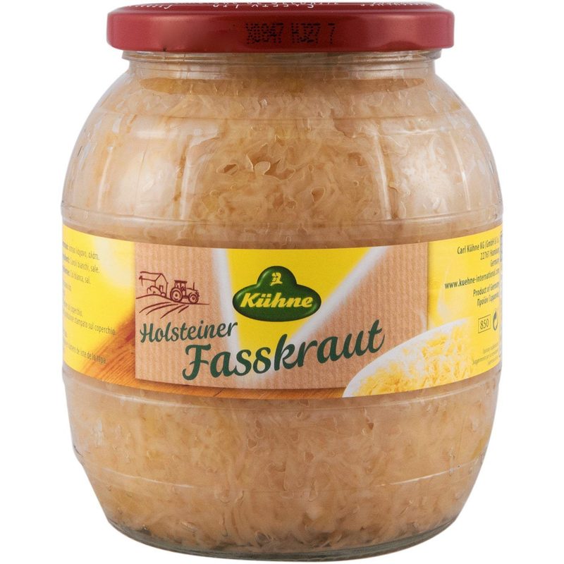 KUHNE ξινό λάχανο 850ml – Τρόφιμα Μακράς Συντήρησης