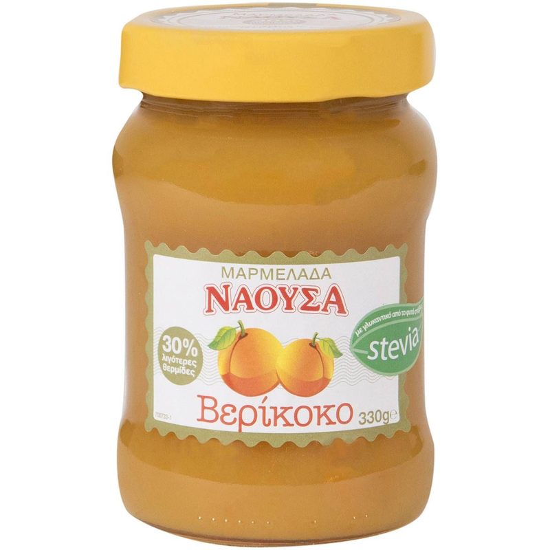 ΑΦΟΙ ΧΑΙΤΟΓΛΟΥ Νάουσα μαρμελάδα βερίκοκο με στέβια 330gr – Αφοι Χαΐτογλου – Μαρμελάδες