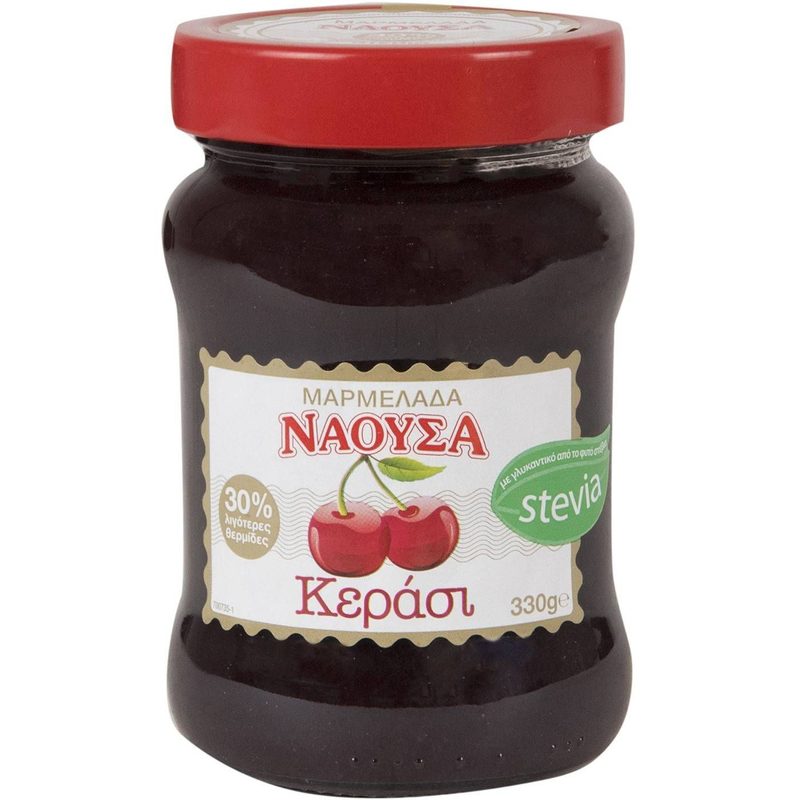 ΑΦΟΙ ΧΑΙΤΟΓΛΟΥ Νάουσα μαρμελάδα κεράσι με στέβια 330gr – Αφοι Χαΐτογλου – Μαρμελάδες