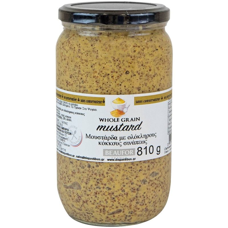 BEAUFOR μουστάρδα με κόκκους 810gr – Σάλτσες και Dressings