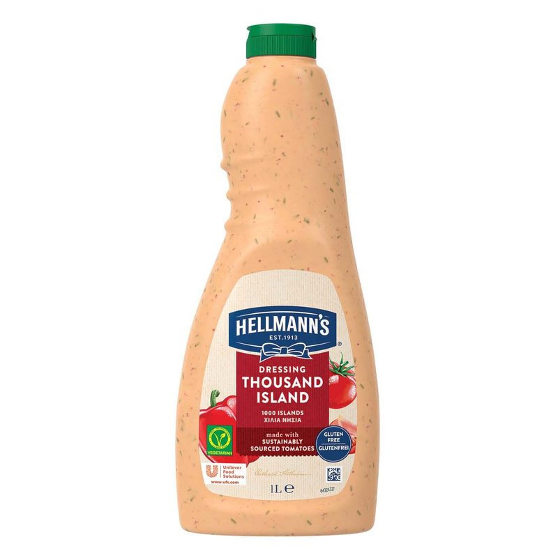 HELLMANN'S σάλτσα dressing 1000 νησιών 1lt – Σάλτσες και Dressings