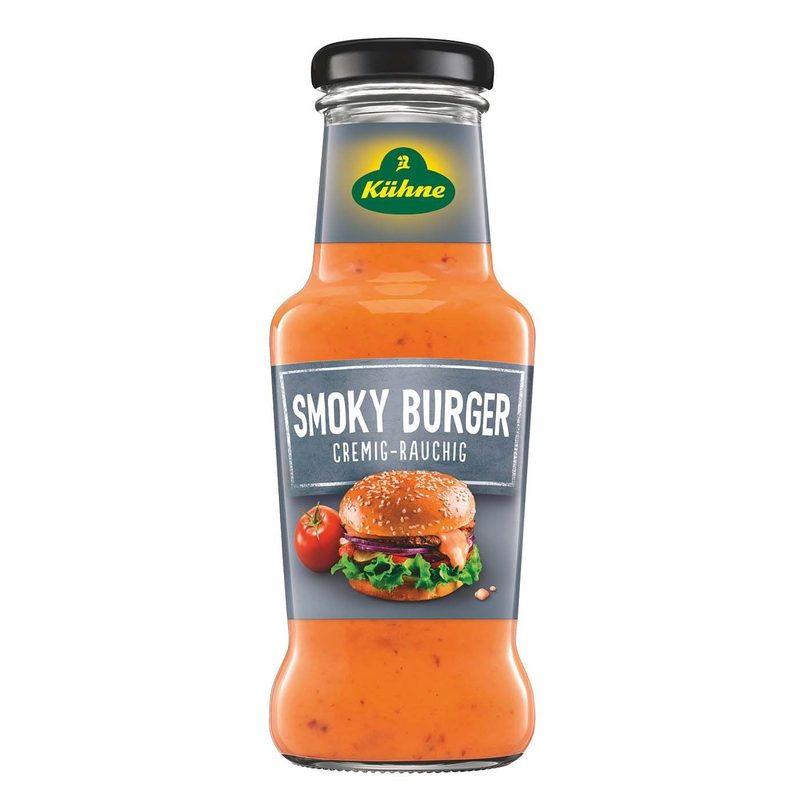 KUHNE σάλτσα gourmet smoky burger 250ml – Σάλτσες και Dressings