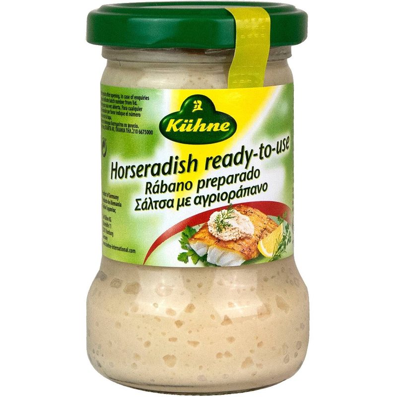 KUHNE σάλτσα με αγριοράπανο 140gr – Σάλτσες και Dressings