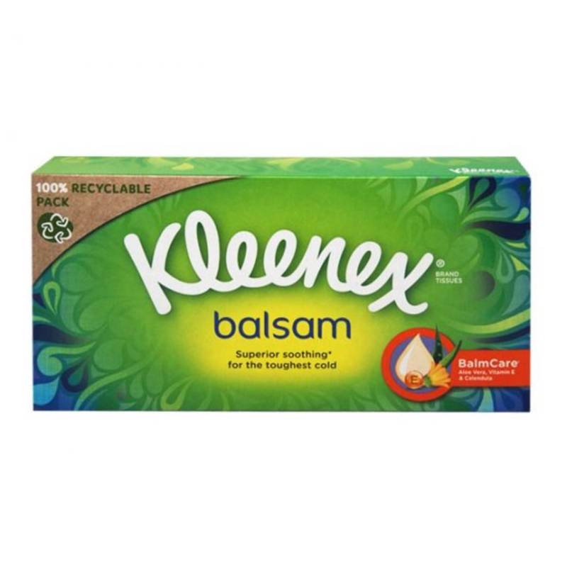 KLEENEX χαρτομάντηλα αυτοκινήτου balsam 64τεμ