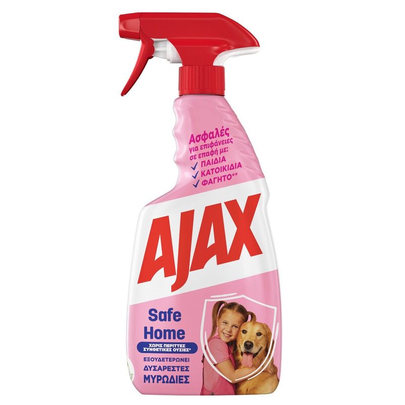AJAX υγρό καθαριστικό γενικής χρήσης Safe Home με αντλία 500ml – Καθαριστικά Επιφανειών