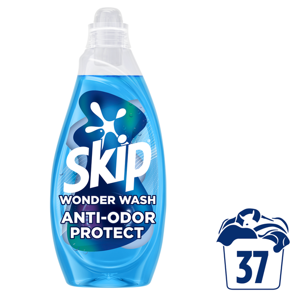 SKIP Wonder υγρό πλυντηρίου ρούχων anti-odor protect 37μεζ 1,48lt – Απορρυπαντικά Ρούχων