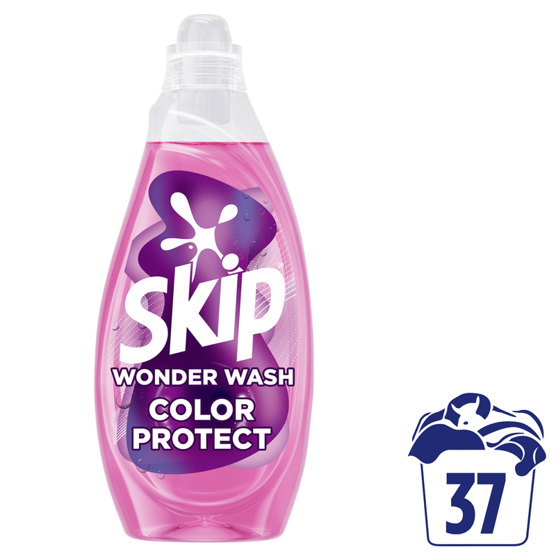 SKIP Wonder υγρό πλυντηρίου ρούχων colour protect 37μεζ 1,48lt – Απορρυπαντικά Ρούχων