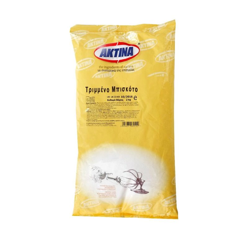 ΑΚΤΙΝΑ τριμμένο μπισκότο 2kg – Ακτίνα – Επικαλύψεις / Toppings Ζαχαροπλαστικής