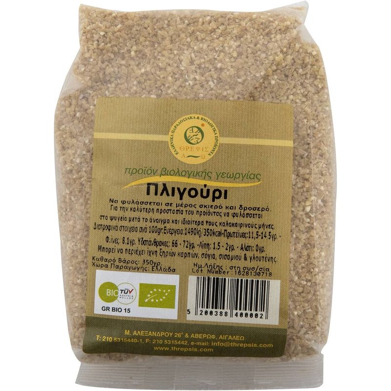 ΘΡΕΨΙΣ πλιγούρι βιολογικό 350gr – Θρέψις – Ζυμαρικά