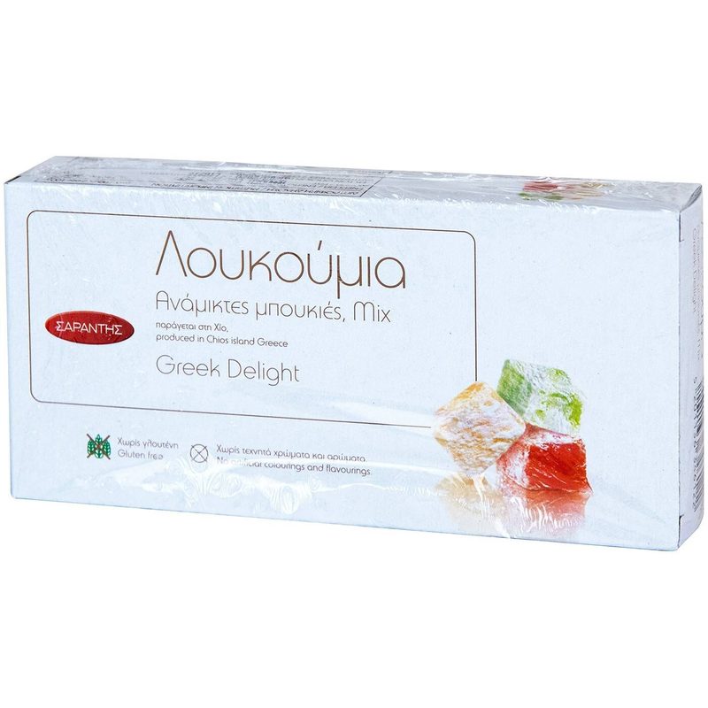 ΣΑΡΑΝΤΗΣ λουκούμια ανάμεικρες μπουκιές 400gr – Σαράντης – Παραδοσιακά Γλυκά