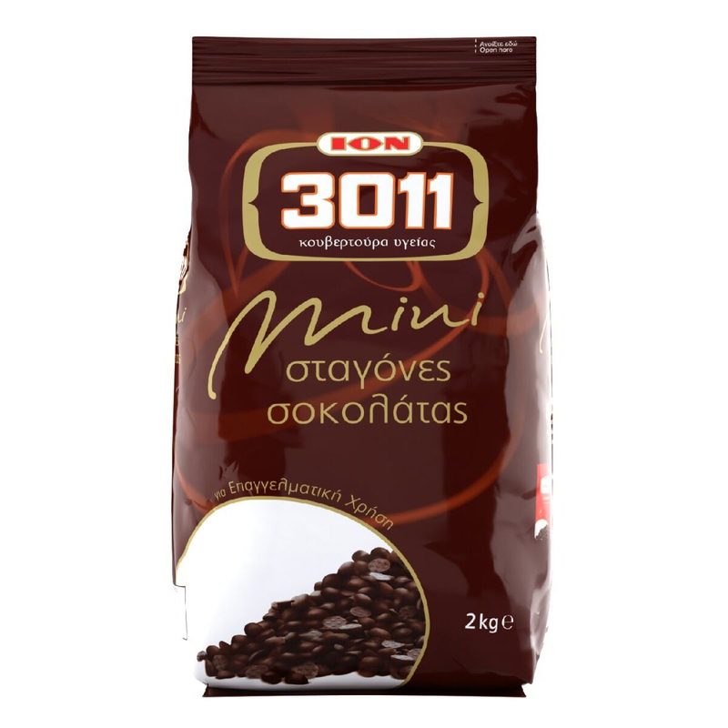ΙΟΝ κουβερτούρα υγείας 3011 σε σταγόνες 2kg – Επικαλύψεις / Toppings Ζαχαροπλαστικής