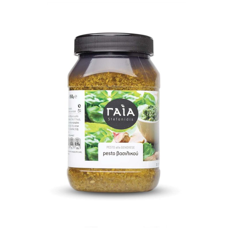 ΓΑΙΑ σάλτσα πέστο βασιλικού 1kg – Γαία – Σάλτσες και Dressings