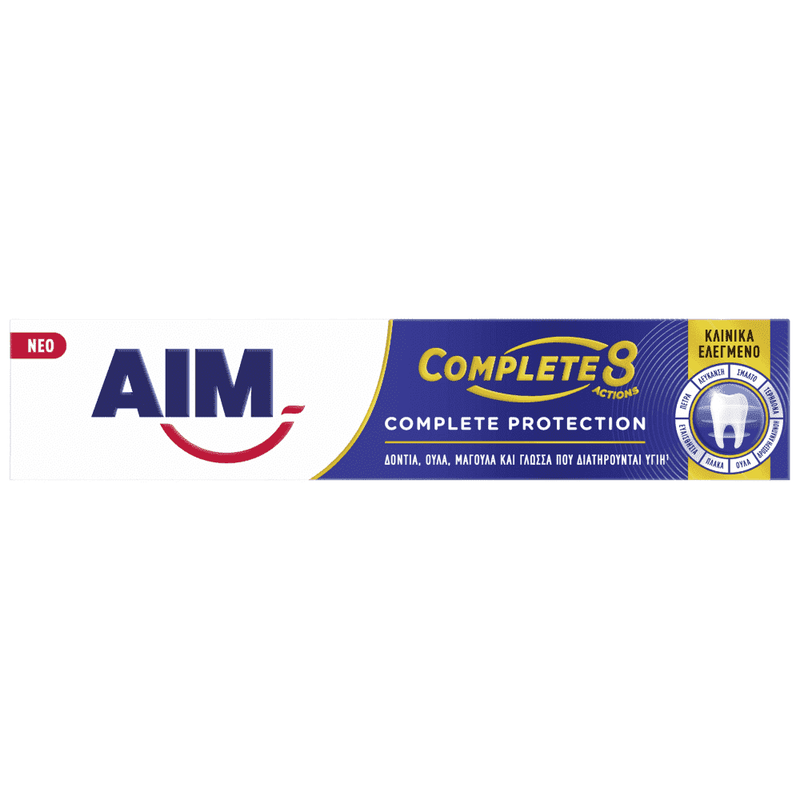 AIM οδοντόκρεμα complete 8 actions complete protection 75ml – Οδοντόκρεμες