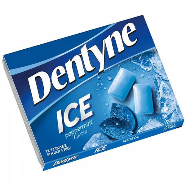 DENTYNE ice τσίχλες με μέντα χωρίς ζάχαρη 14x16,8gr – Καραμέλες, Γλειφιτζούρια και Τσίχλες