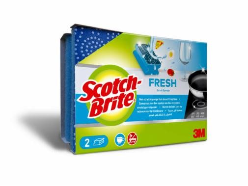 SCOTCH-BRITE σφουγγαράκι κουζίνας fresh 2τεμ – Σφουγγάρια Κουζίνας