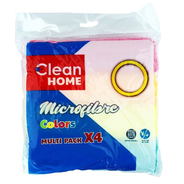 TNS Clean Home πανί μικροϊνών 30x30cm 4τεμ – Πανάκια Καθαρισμού