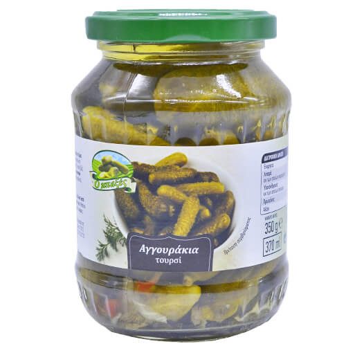 Ο ΜΠΑΞΕΣ αγγούρι τουρσί 350gr – Ο μπαξές – Τρόφιμα Μακράς Συντήρησης