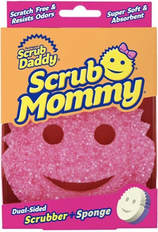 SCRUB MOMMY σφουγγάρι κουζίνας διπλής όψης σκληρό και μαλακό 1τεμ – Scrub Daddy – Σφουγγάρια Κουζίνας