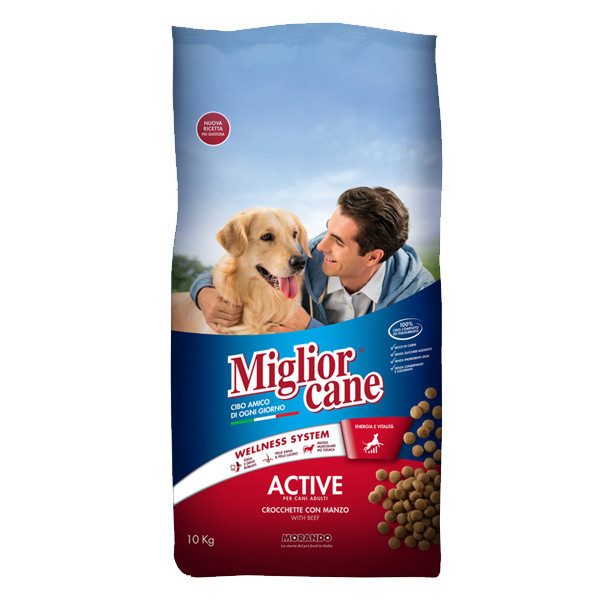 MORANDO Miglior σκυλοτροφή κροκέτα active βοδινό 10kg – Ξηρά Τροφή Σκύλων