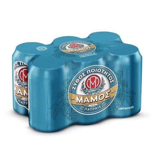 ΜΑΜΟΣ μπύρα κουτί 6x330ml – Μάμος – Μπύρες