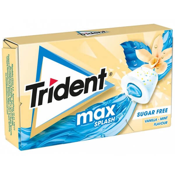 TRIDENT τσίχλες long lasting βανίλια και μέντα 16x22gr – Καραμέλες, Γλειφιτζούρια και Τσίχλες
