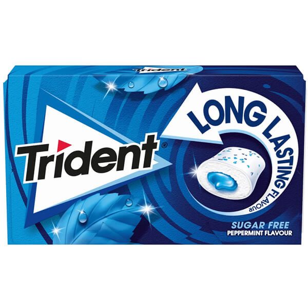 TRIDENT τσίχλες long lasting μέντα 16x22gr – Καραμέλες, Γλειφιτζούρια και Τσίχλες