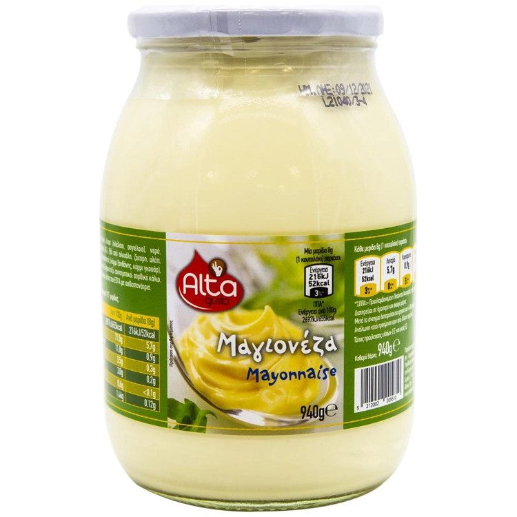 ALTA Gusto μαγιονέζα 940gr – Σάλτσες και Dressings