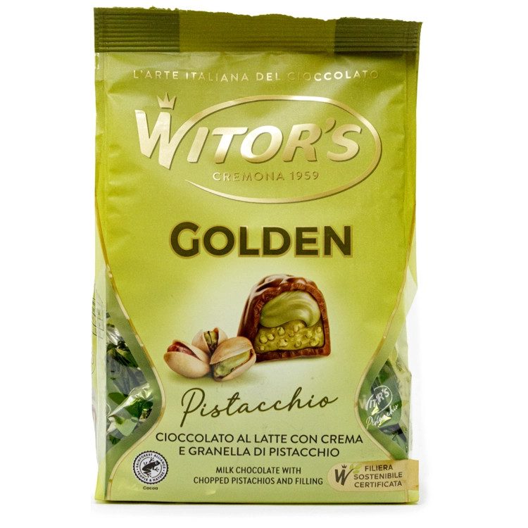 WITOR'S σοκολατάκια golden pistacchio 200gr – Σοκολάτες