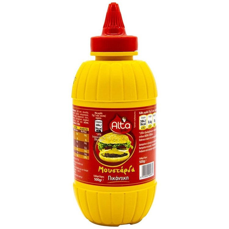 ALTA Gusto μουστάρδα πικάντικη 500gr – Σάλτσες και Dressings