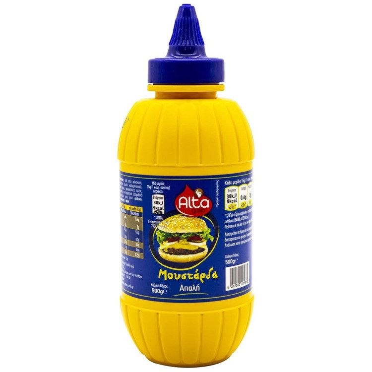 ALTA Gusto μουστάρδα απαλή 500gr – Σάλτσες και Dressings