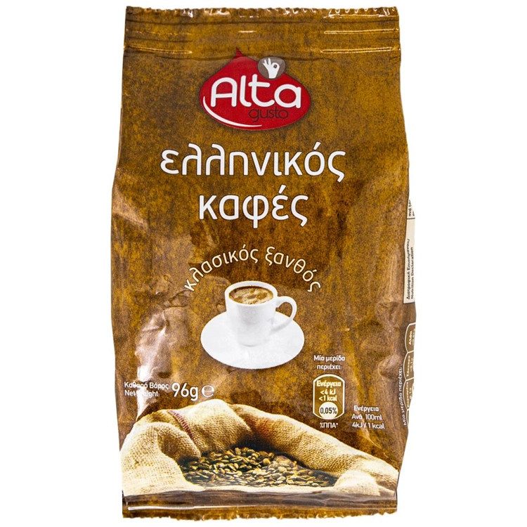 ALTA Gusto ελληνικός καφές 96gr – Καφέδες